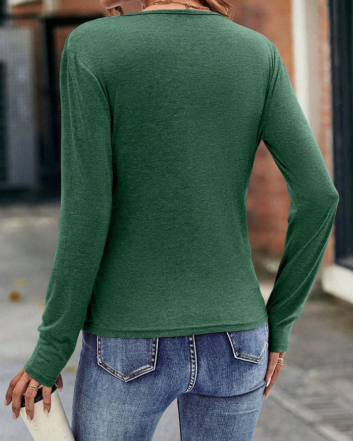 Eenvoudige en stijlvolle winterblouse
