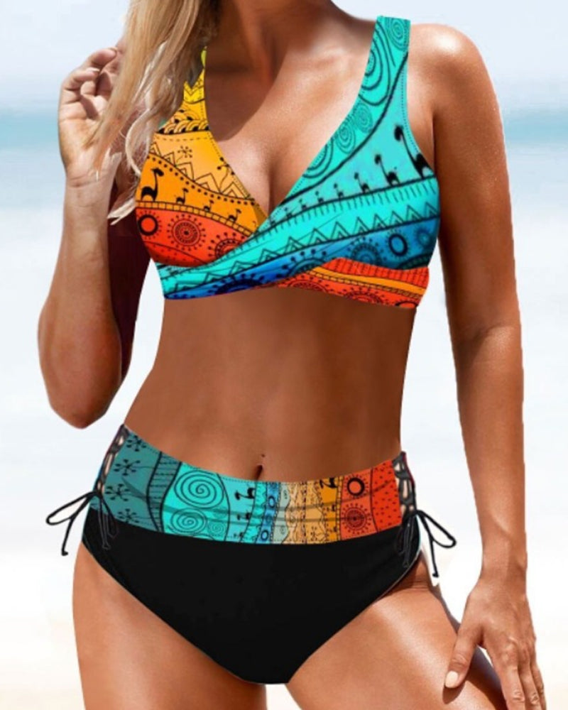 LD | Kleurrijk bikini zwempak