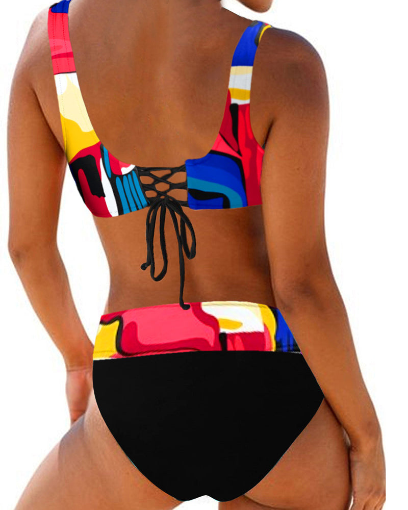 LD | Kleurrijk bikini zwempak
