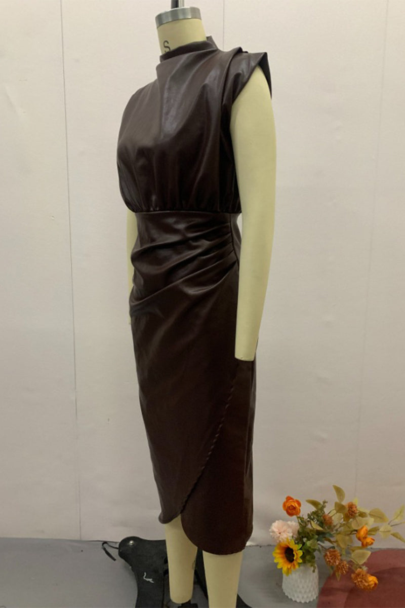 LD | Sexy halve coltrui wikkelrokjurkjes met ruches (4 kleuren)