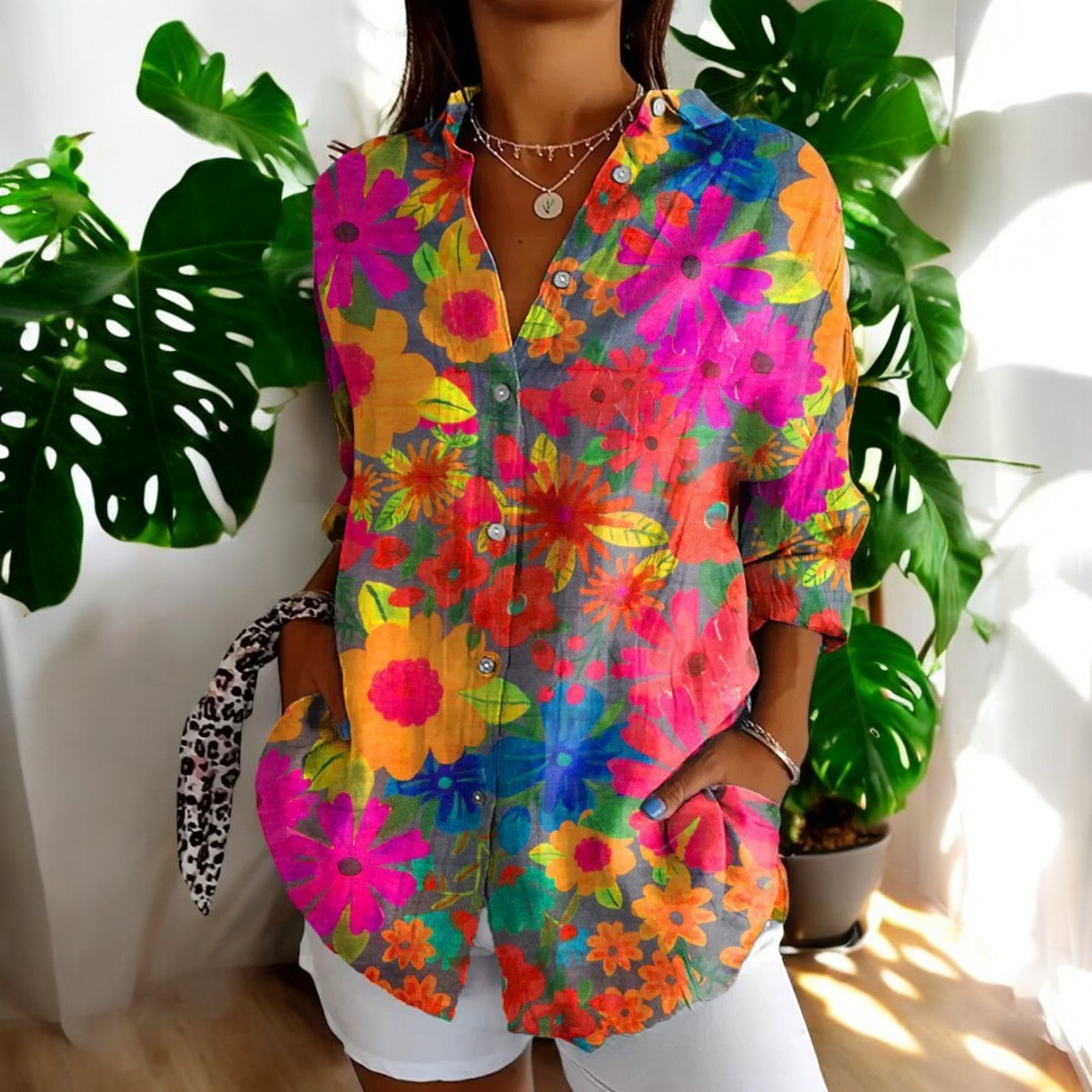 LD | Elegante & gebloemde blouse