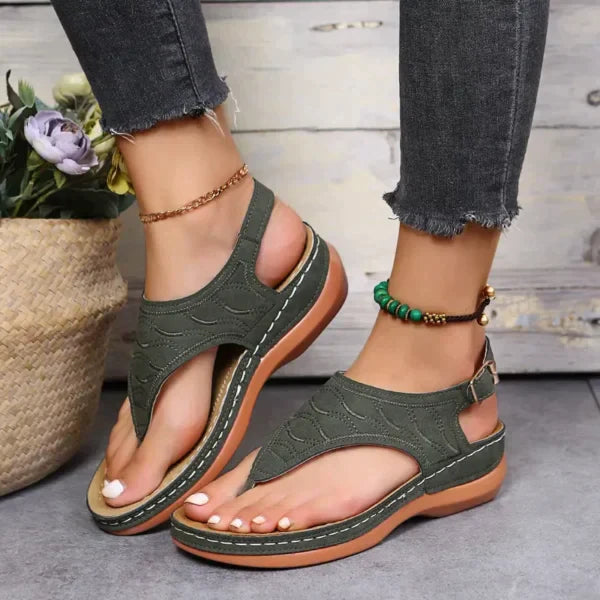 LD | Modieuze leren sandalen voor de zomer