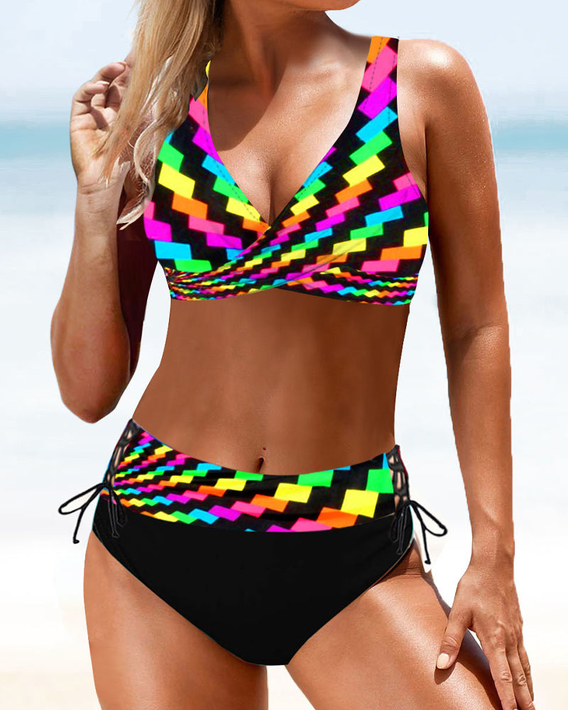 LD | Kleurrijk bikini zwempak