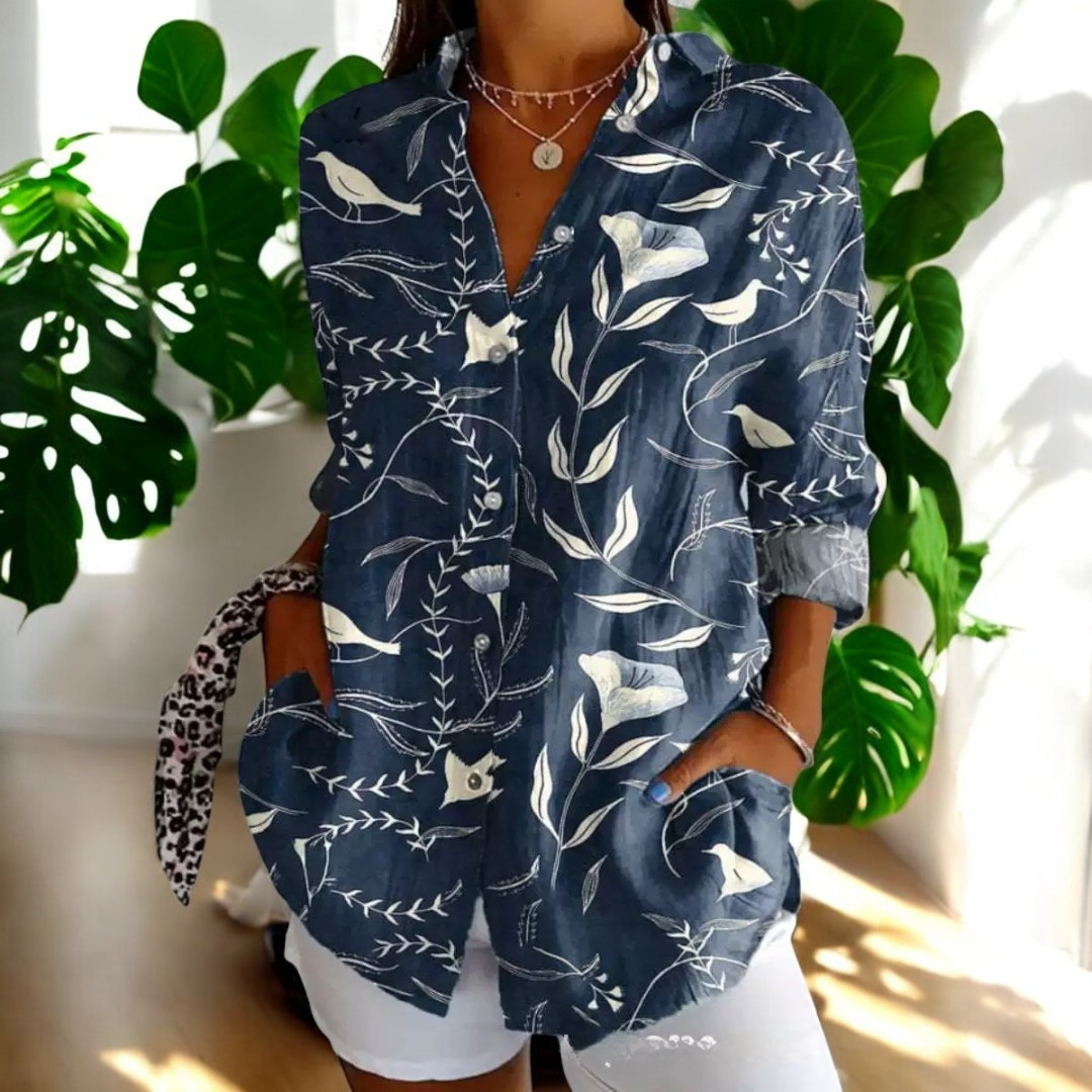 LD | Elegante & gebloemde blouse