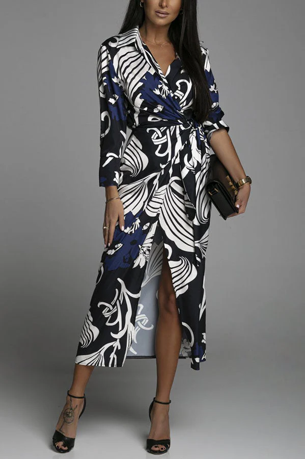LD Midi-jurk met shirt met print