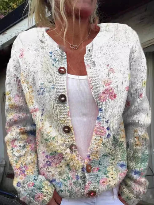 LD | Vest met bloemenpatroon