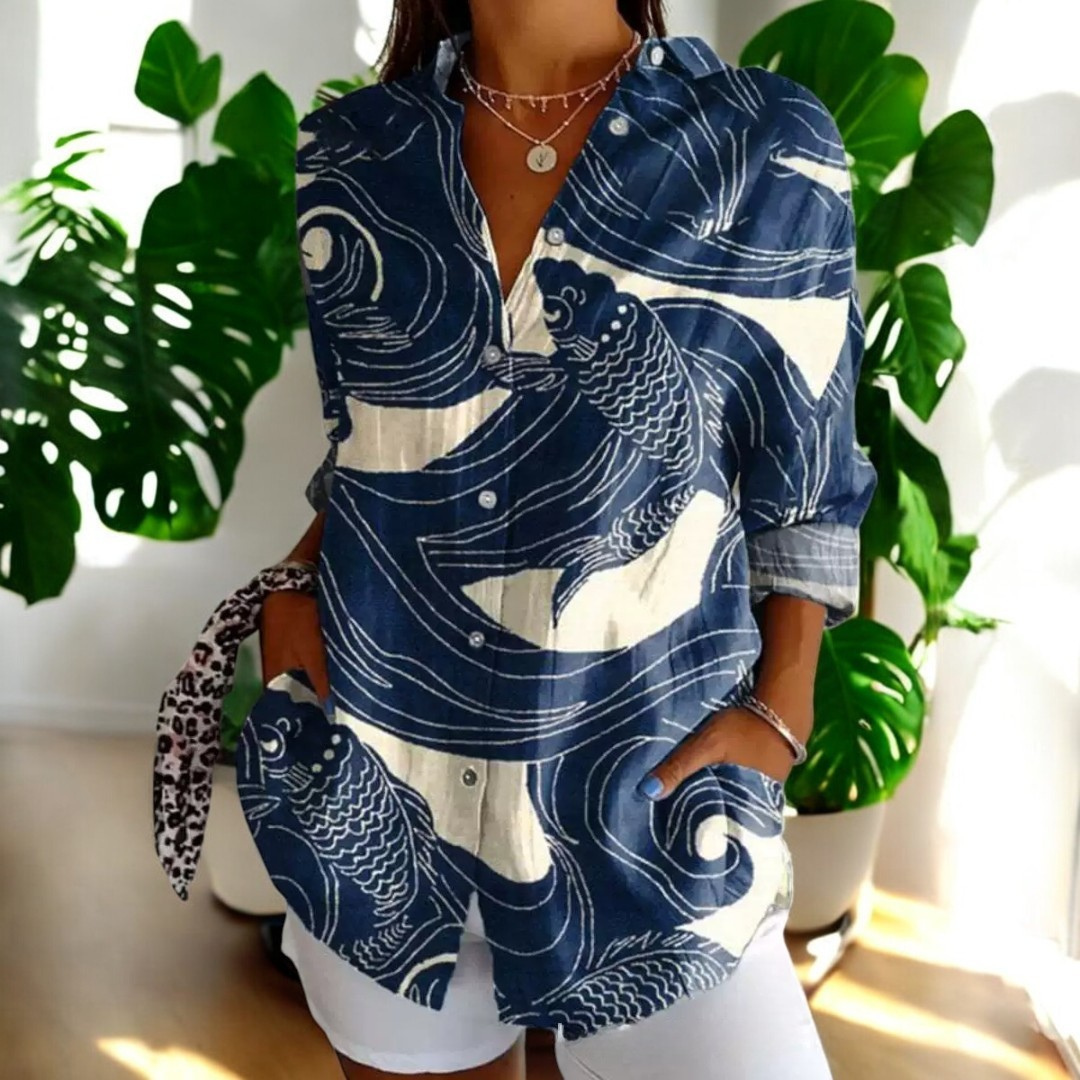 LD | Elegante & gebloemde blouse