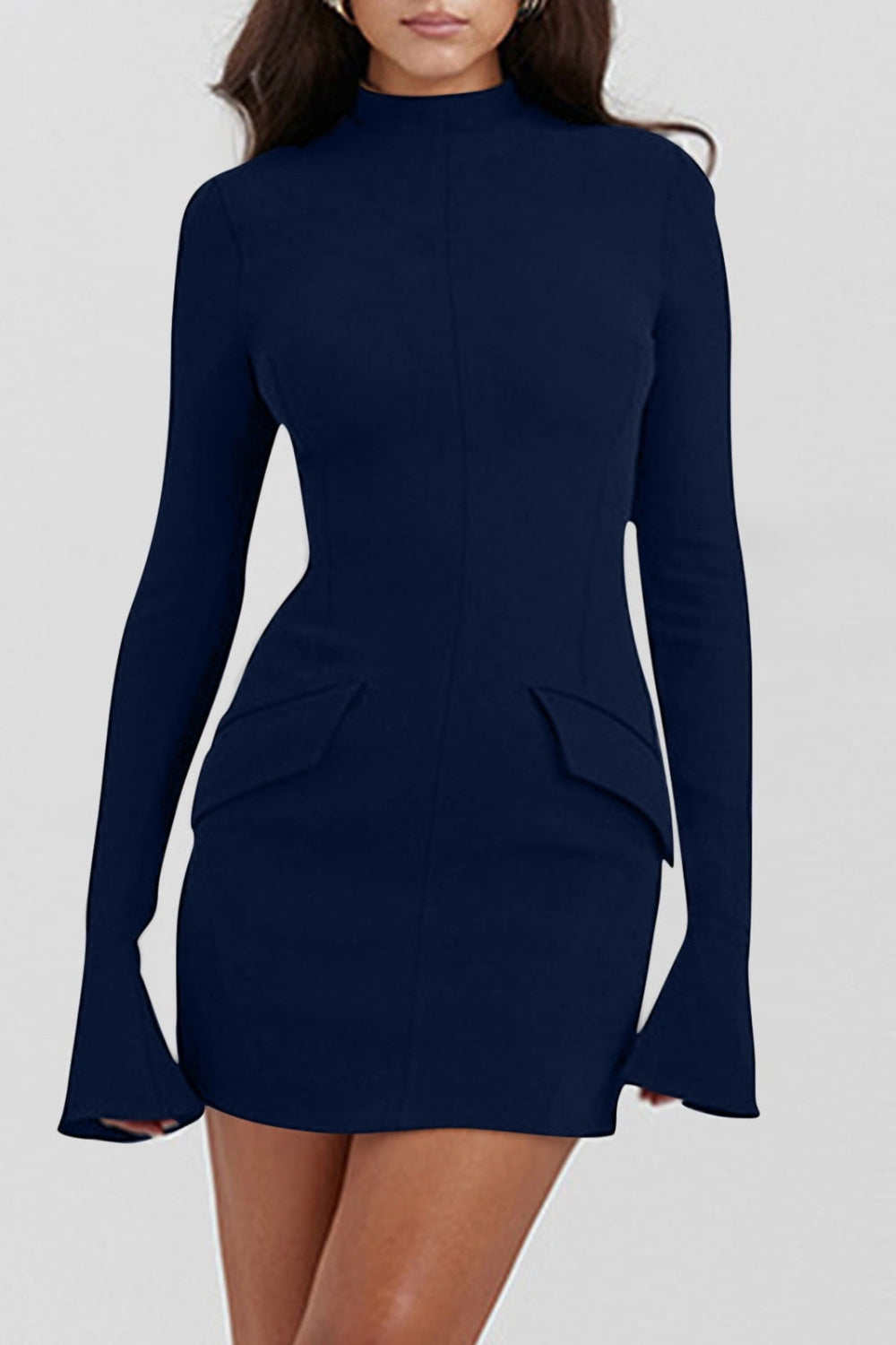 LD Mini jurk met lange mouwen
