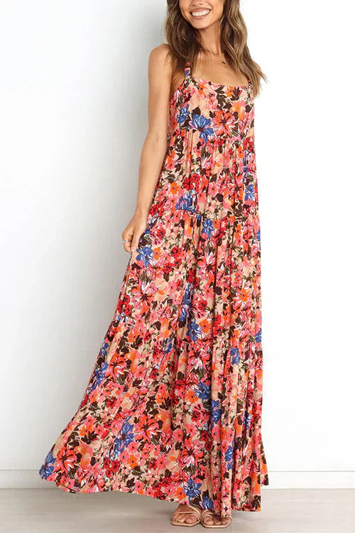 LD | Bloemen maxi jurk
