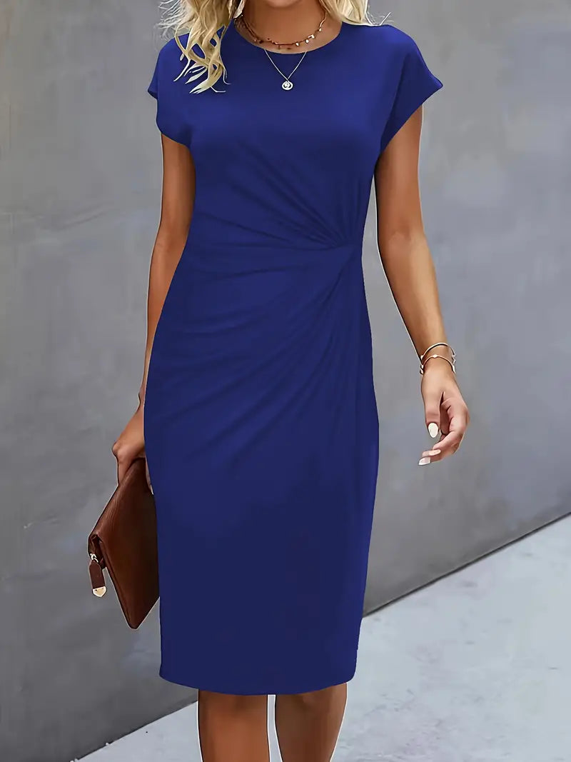 LD | Midi-jurk met strik voor dames