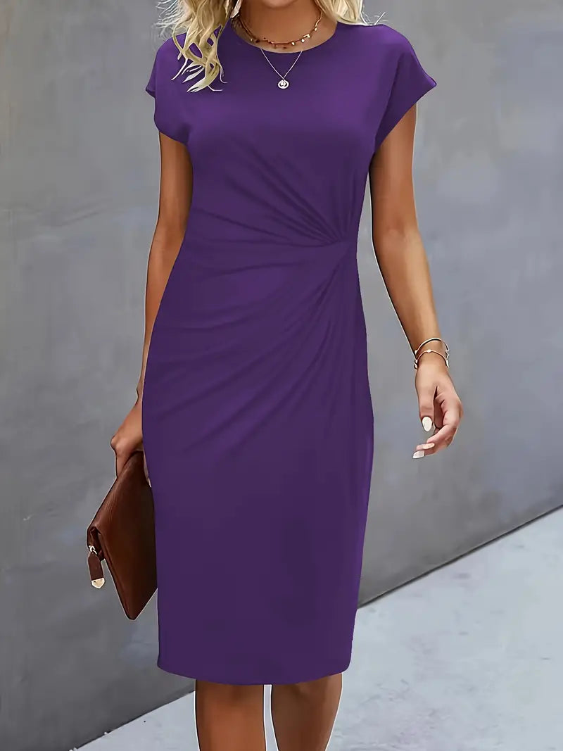 LD | Midi-jurk met strik voor dames