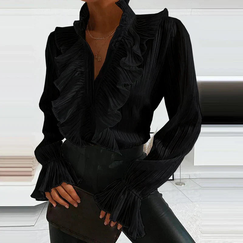 Casual en modieuze winterblouse