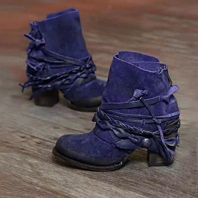 Rustieke boho omslaglaarzen