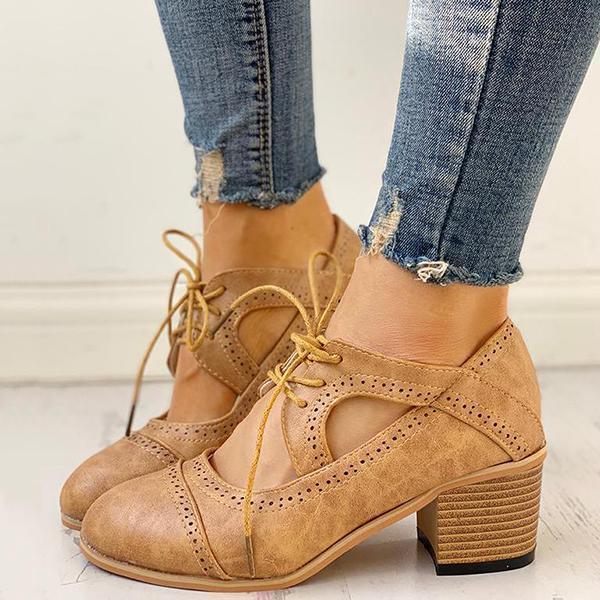 LD | Retro veterschoenen met uitsparing