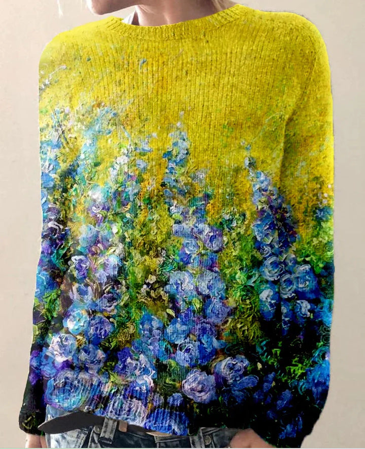 Gebreide trui LD | Artistiek landschap