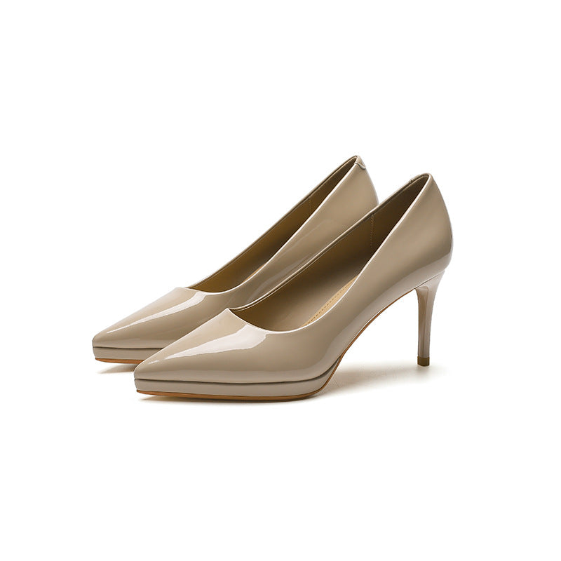 LD | Nude hoge hakken met spitse tenen