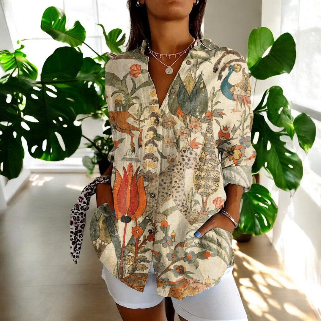 LD | Elegante & gebloemde blouse