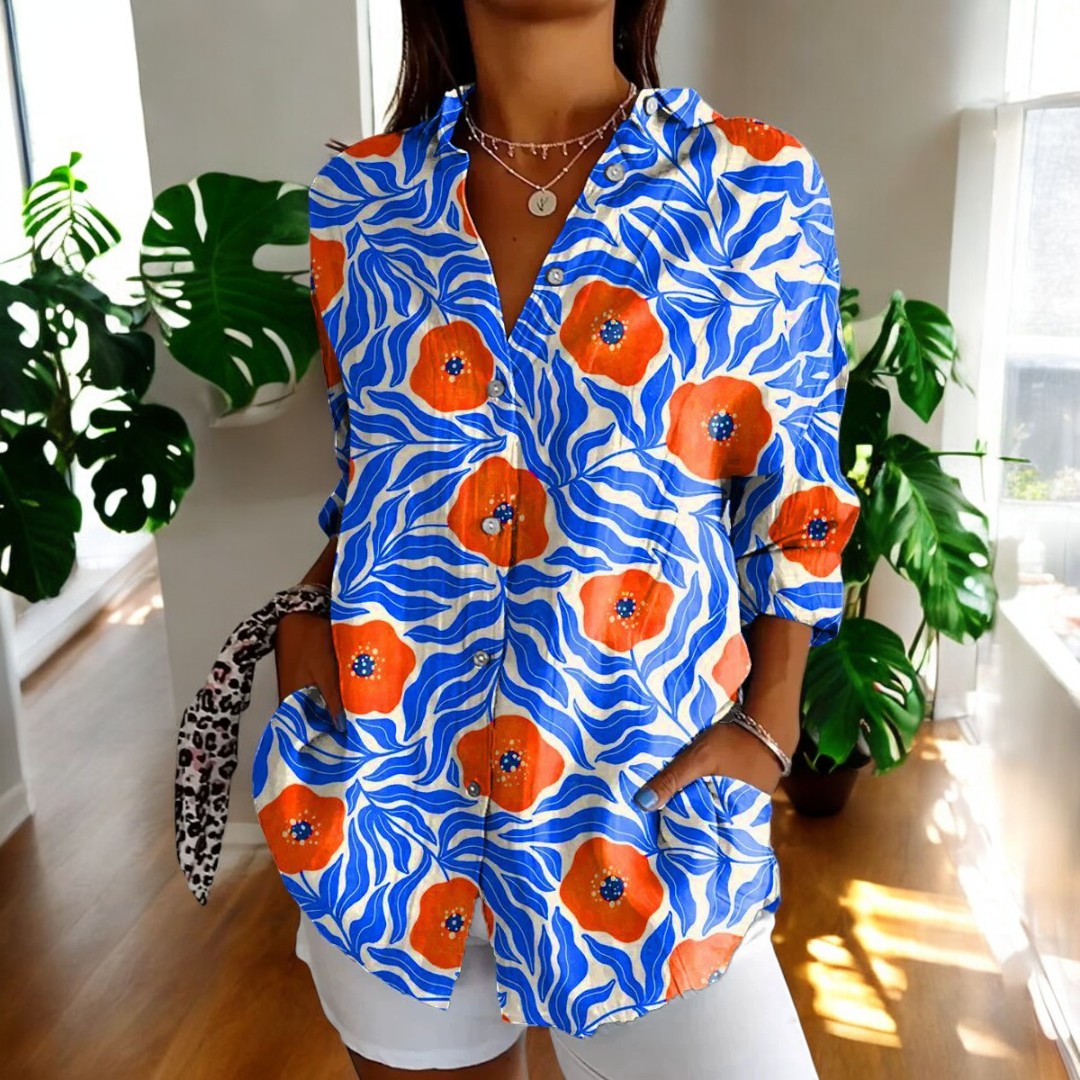 LD | Elegante & gebloemde blouse