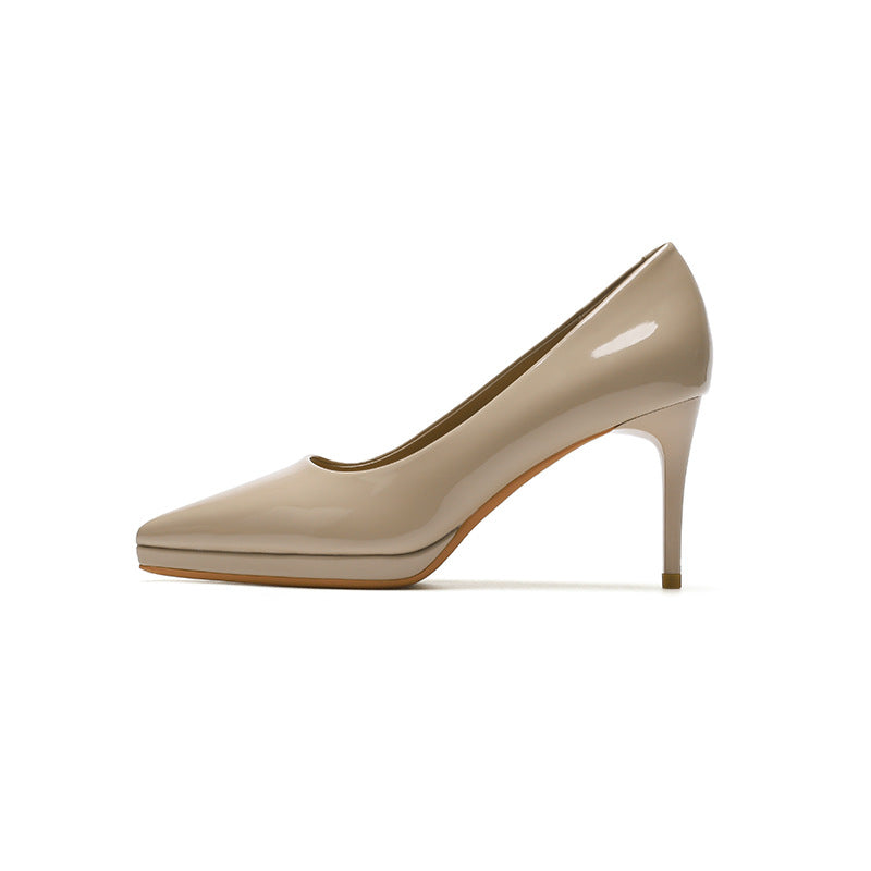 LD | Nude hoge hakken met spitse tenen