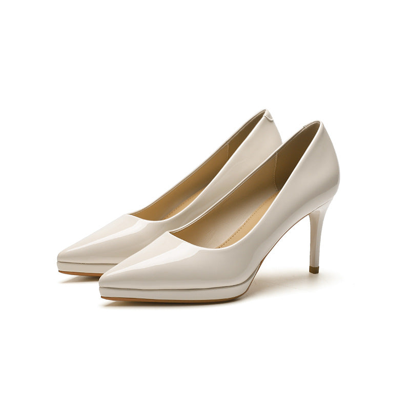 LD | Nude hoge hakken met spitse tenen