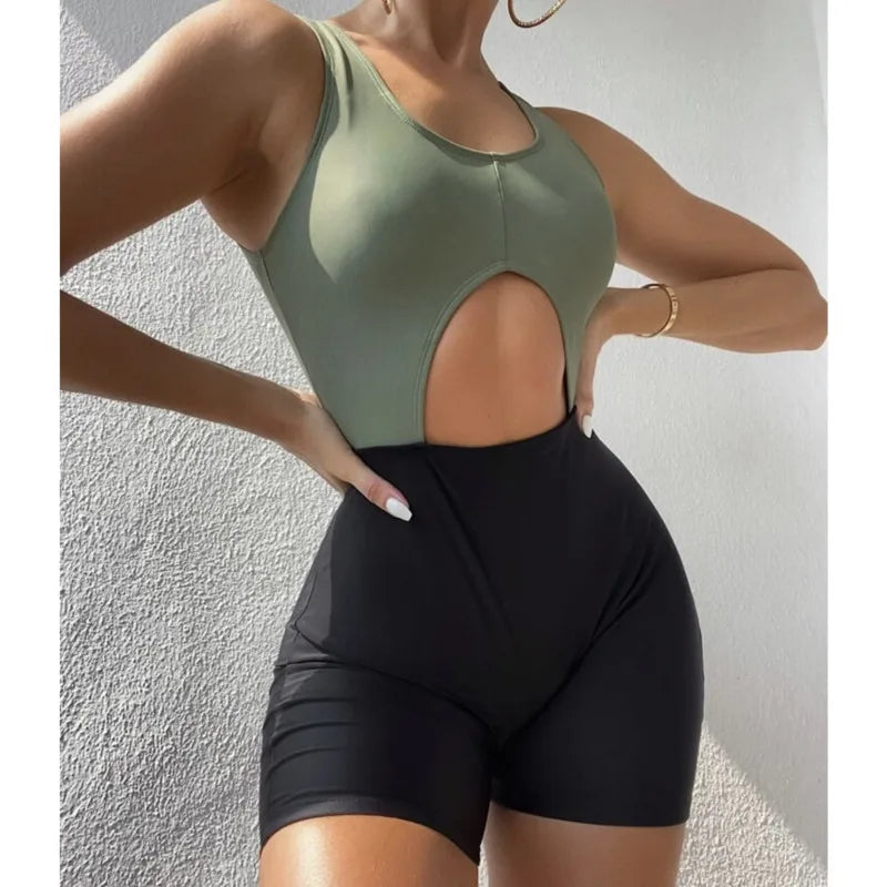 LD Push Up Zwempak Zomer Sexy Eendelig Stuk Print
