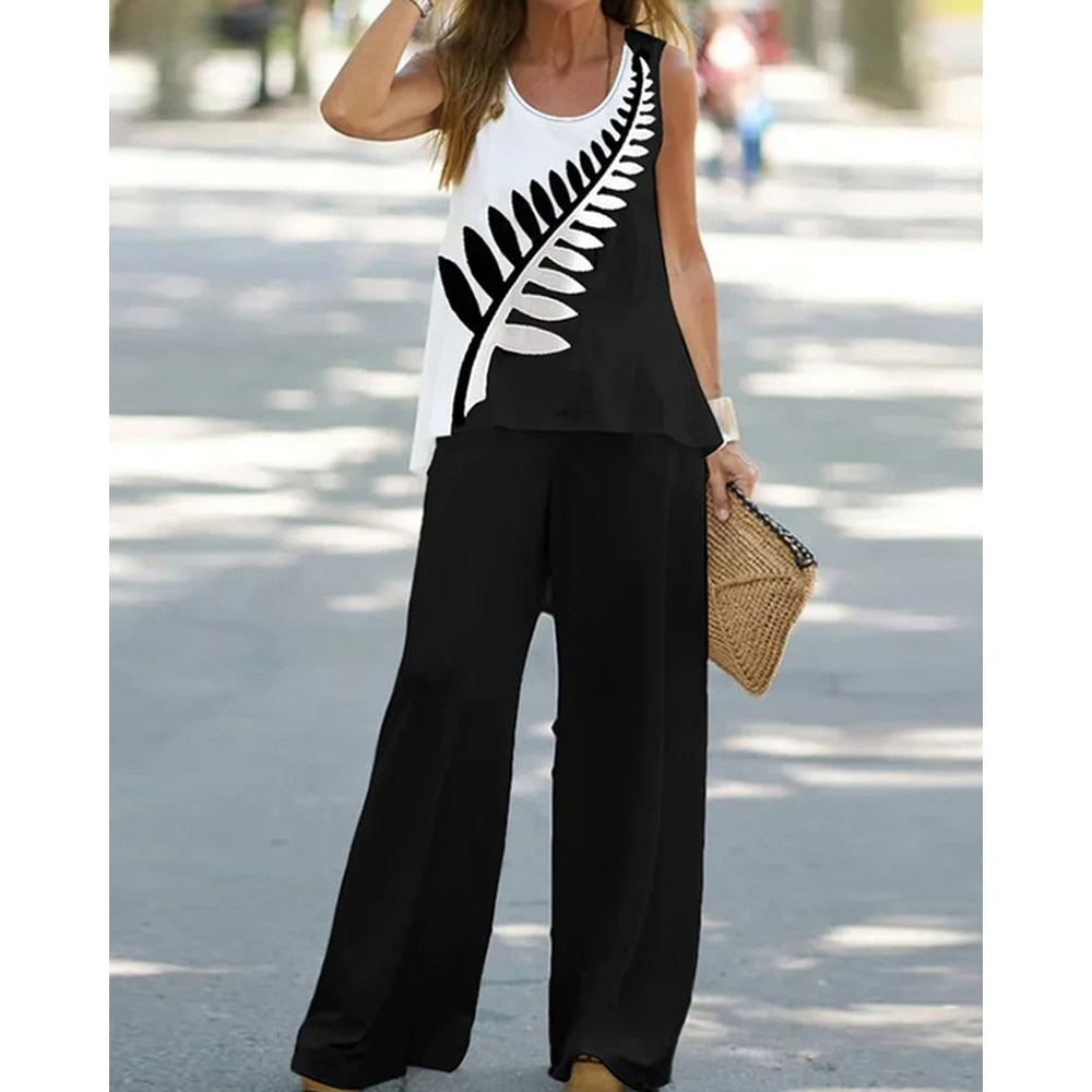 LD | Chique en lichtgewicht set van top en broek