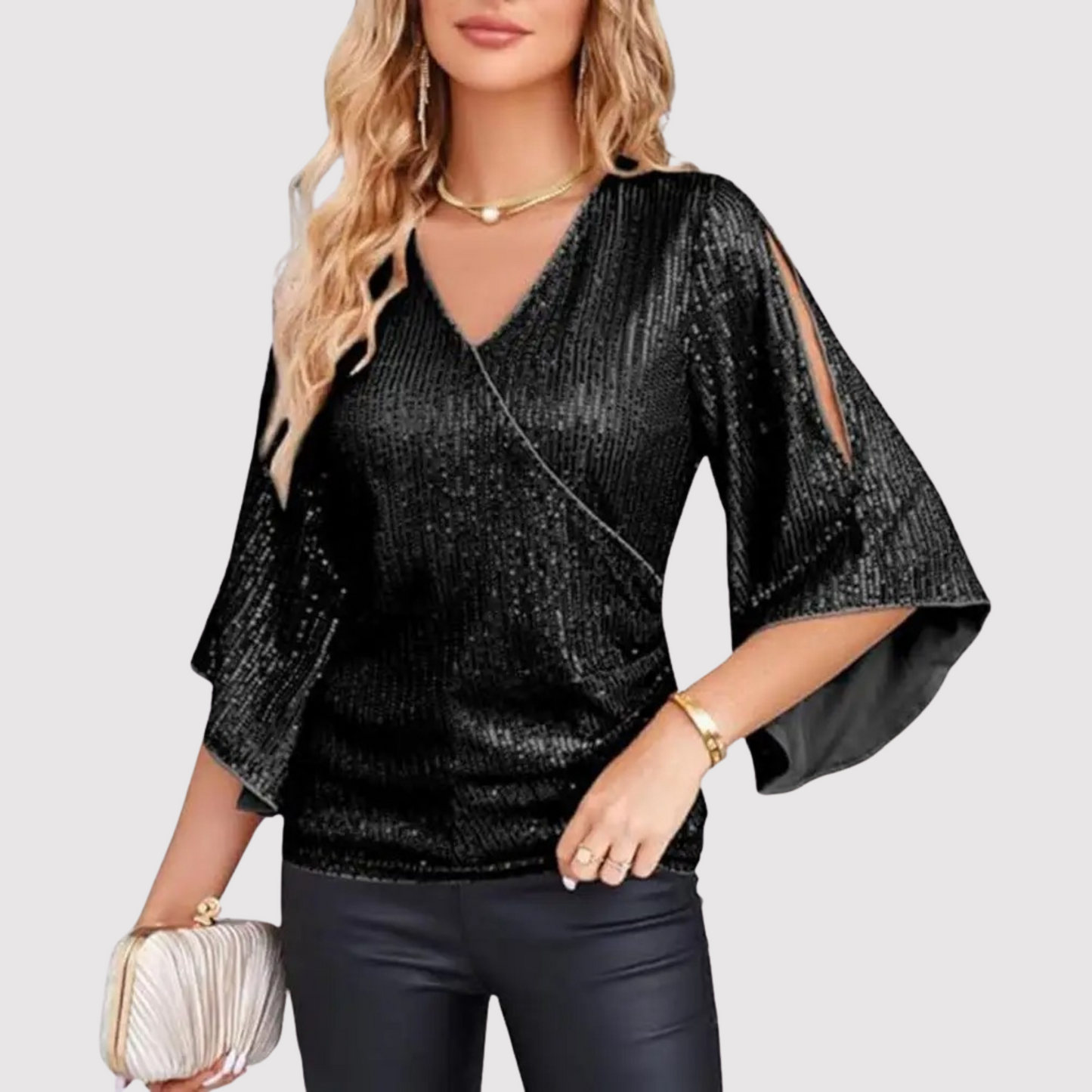 Elegante en casual wintertop