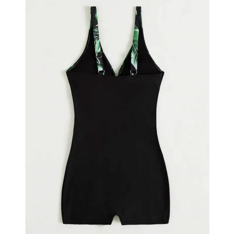 LD Push Up Zwempak Zomer Sexy Eendelig Stuk Print