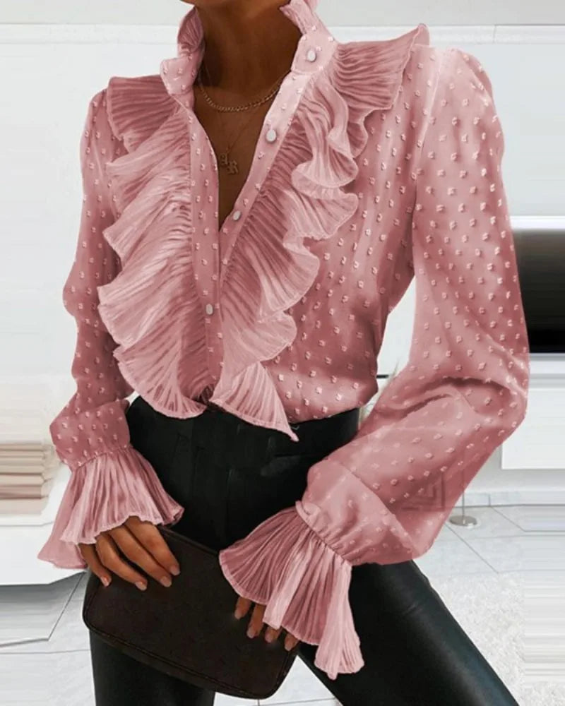 Casual en modieuze winterblouse