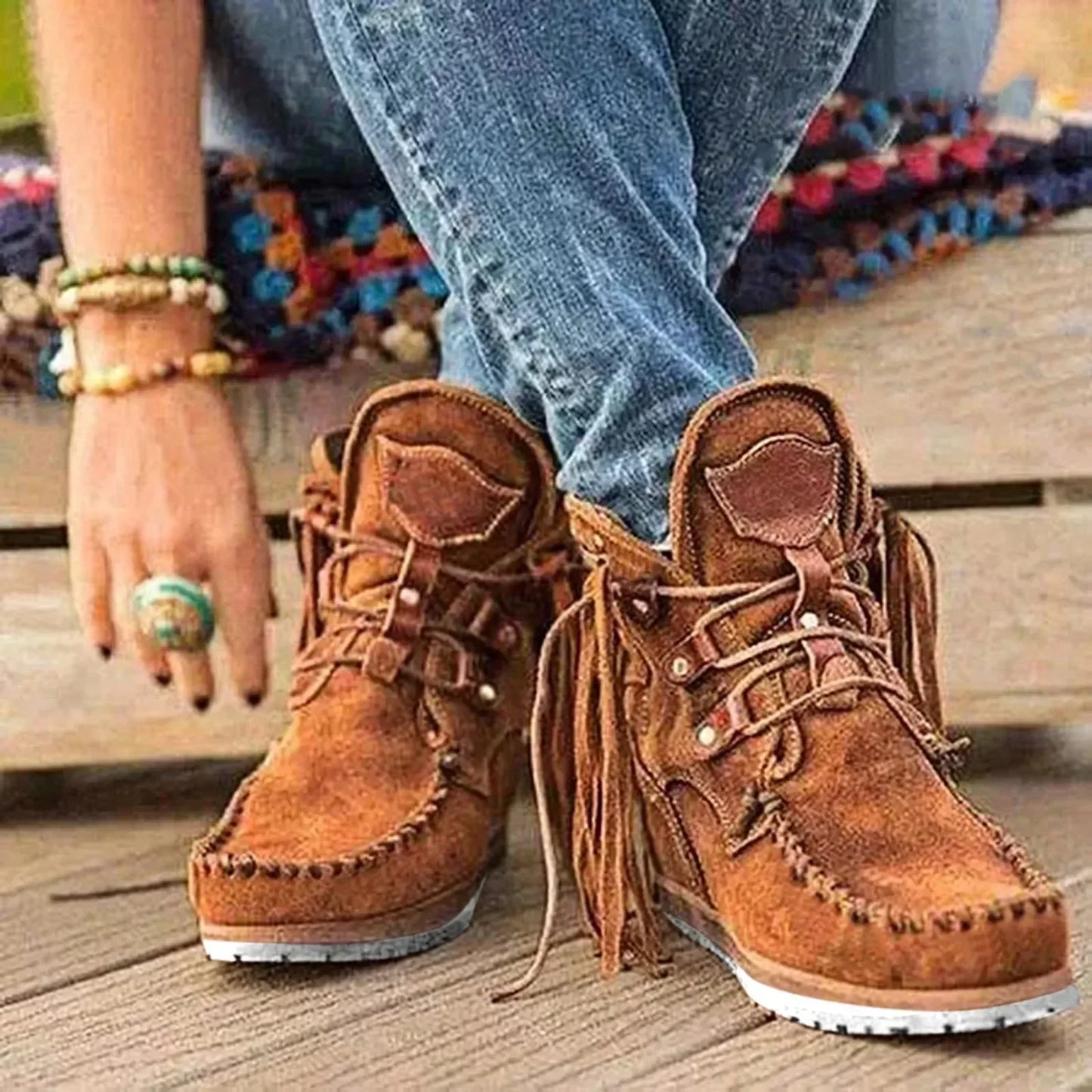 LD | Boho-geïnspireerde casual laarzen