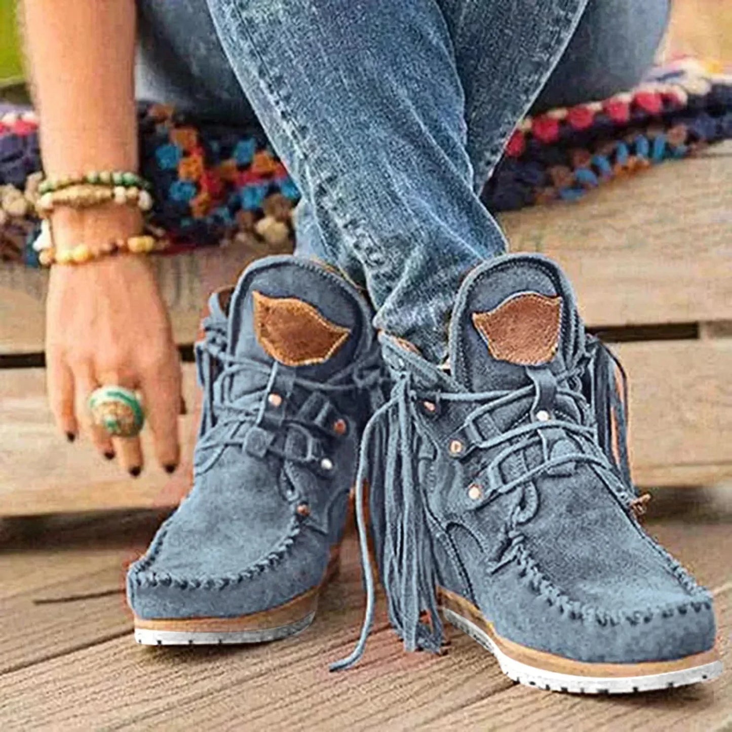 LD | Boho-geïnspireerde casual laarzen