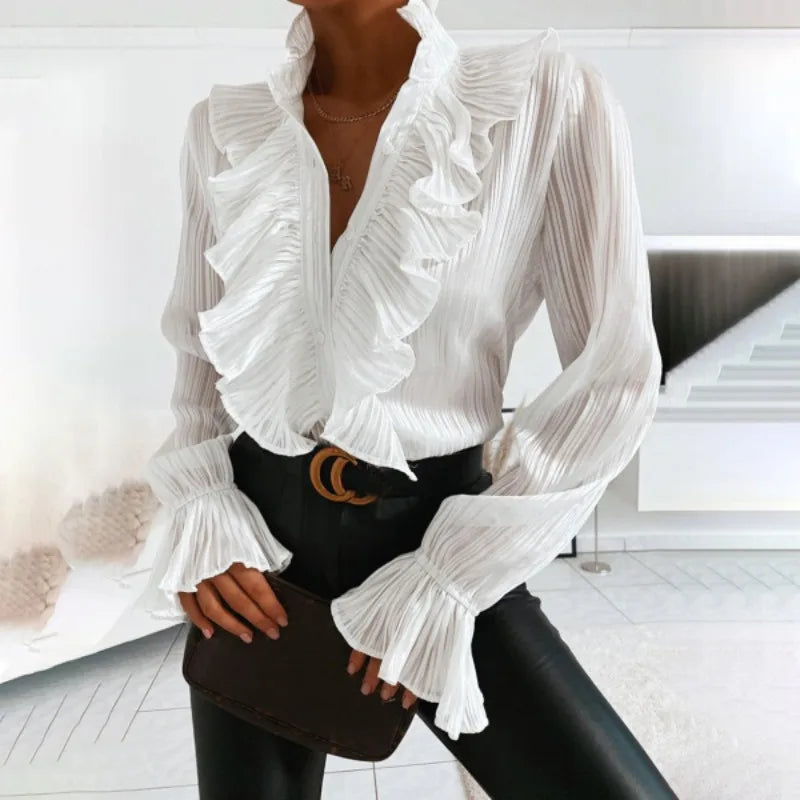 Casual en modieuze winterblouse