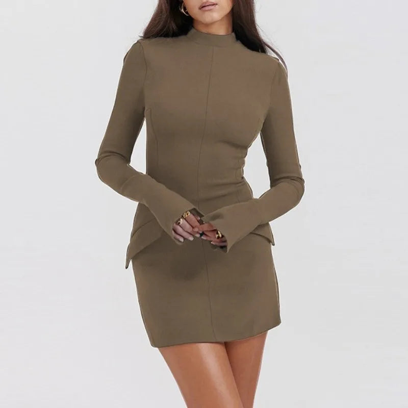 LD Modieuze casual mini jurk 50% KORTING