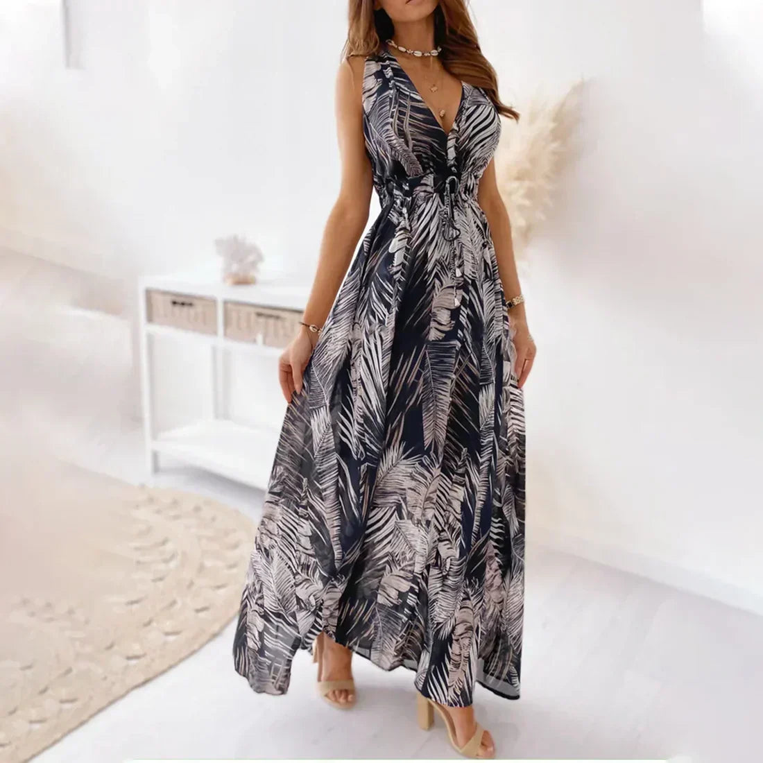 LD | Elegante en stijlvolle midi-jurk