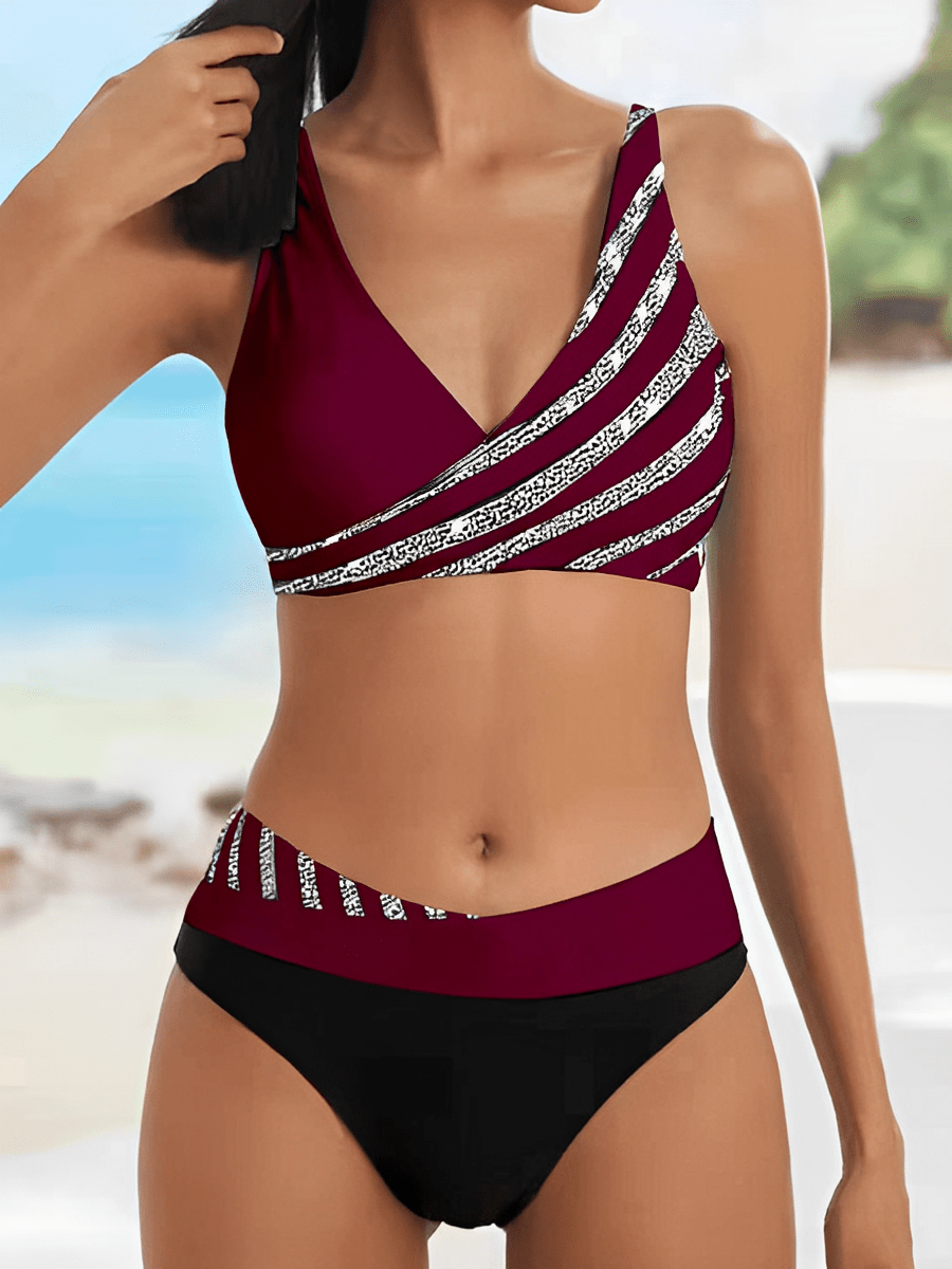 LD Ami - Gestreepte luxe zomerbikini
