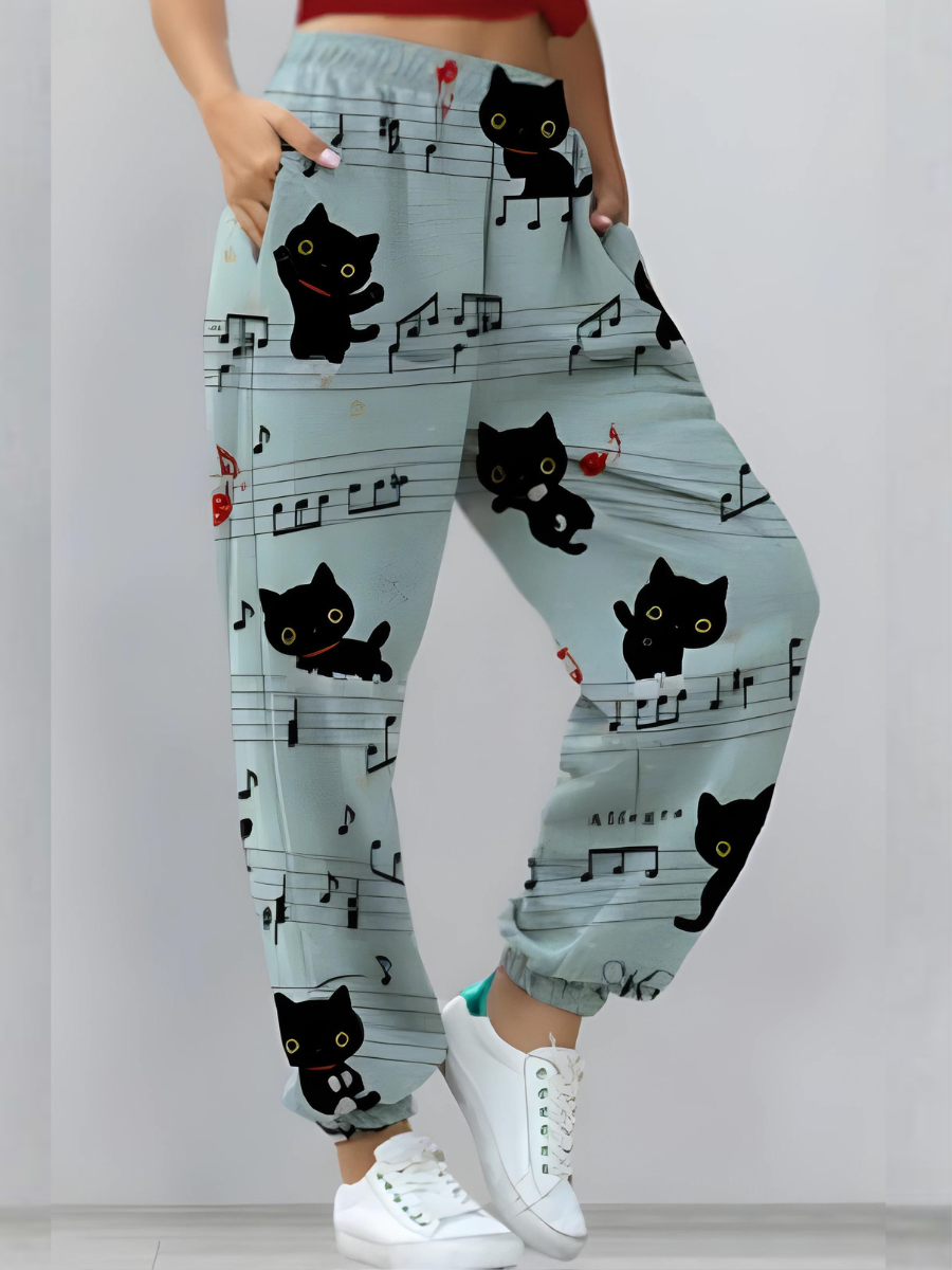 Chique en stijlvolle broek met print
