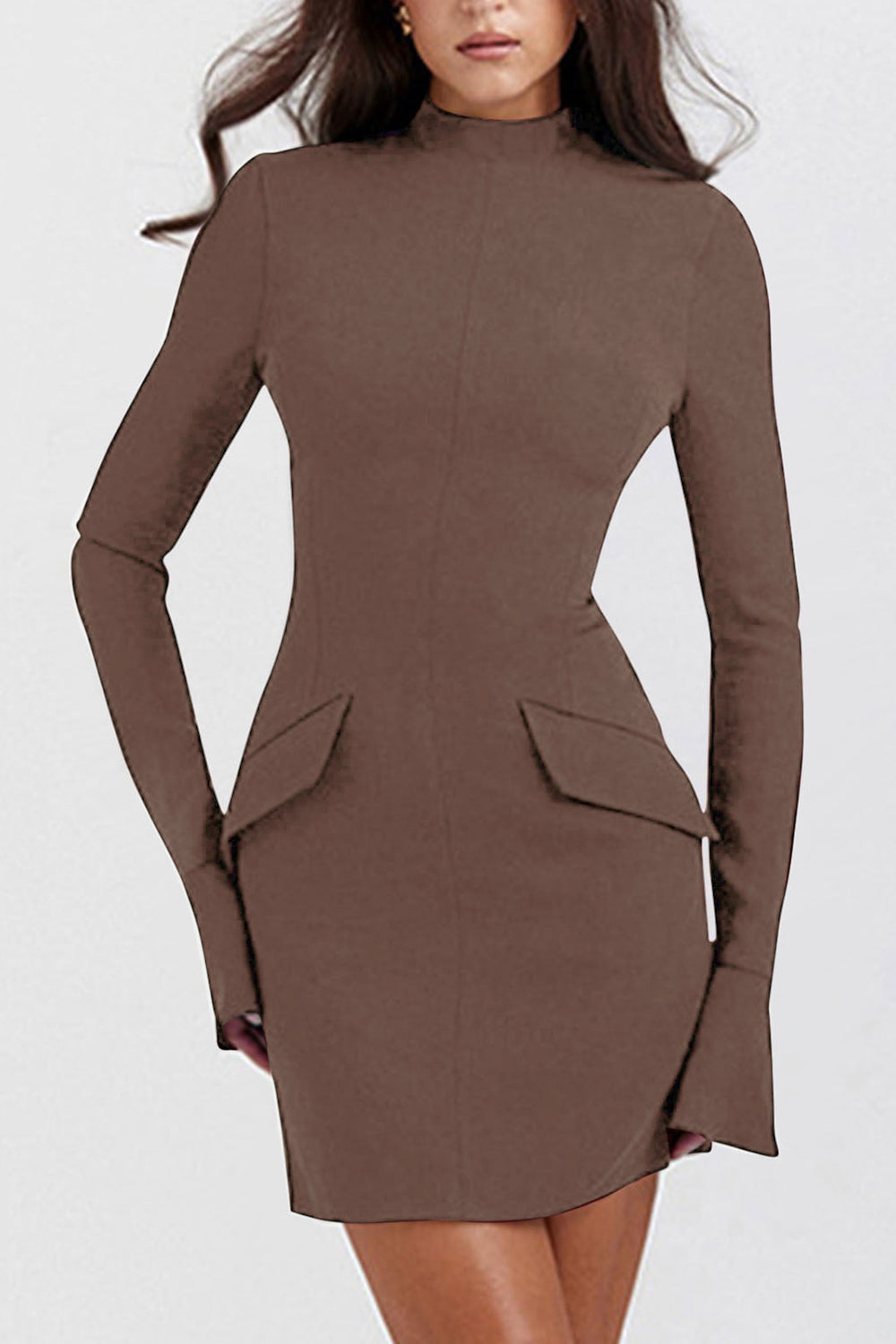 LD Mini jurk met lange mouwen