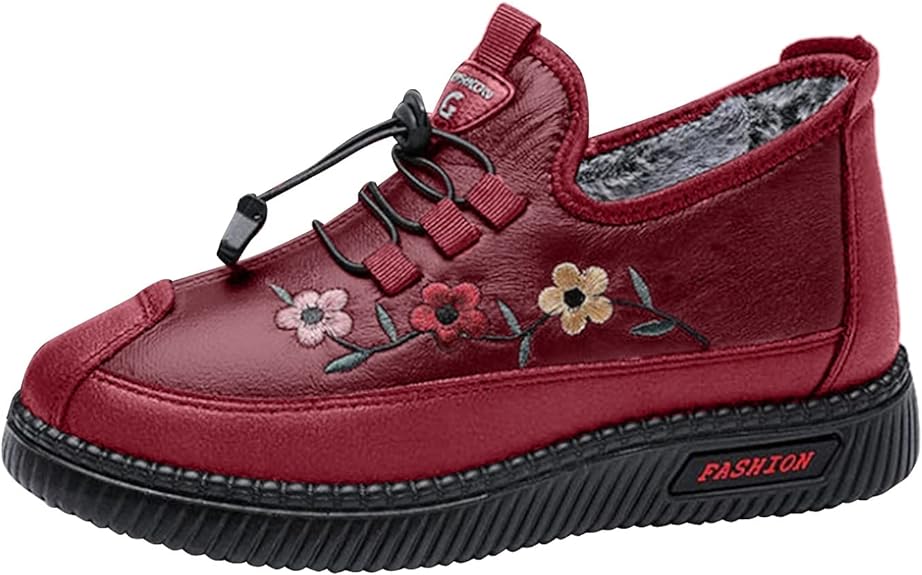 LD | Vrouwen wintersportschoenen gemaakt van dik pluche