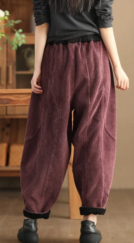 LD | Damesmode corduroy broek