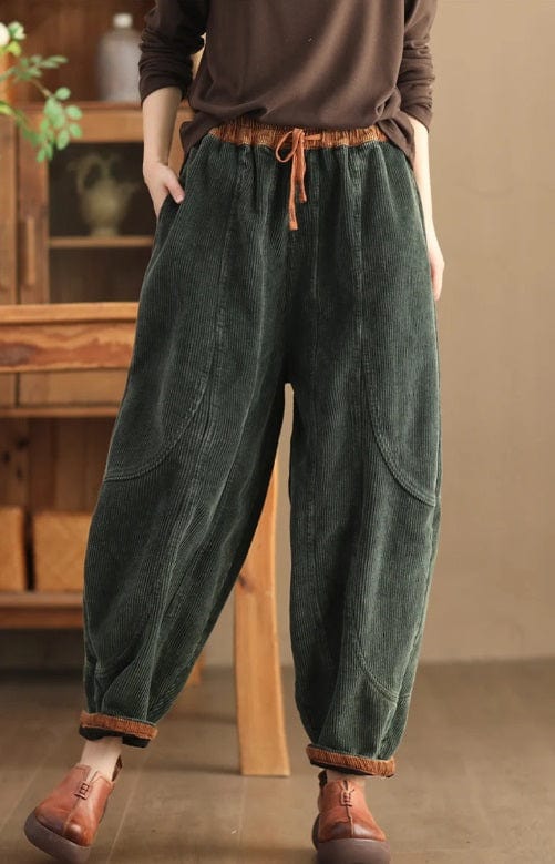 LD | Damesmode corduroy broek