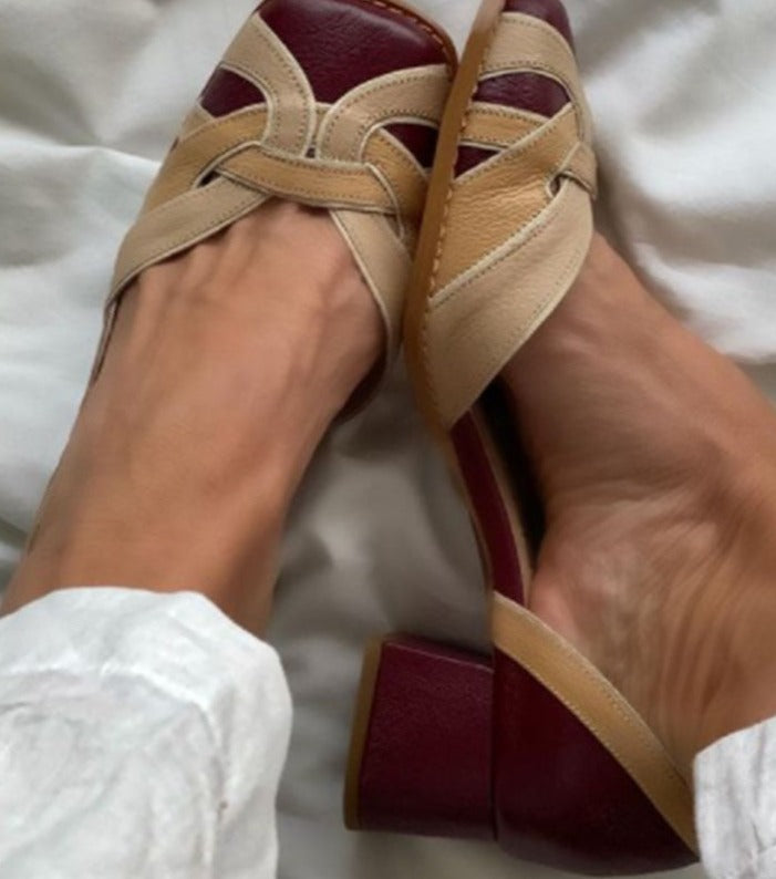 LD | blokhakken in vintage stijl