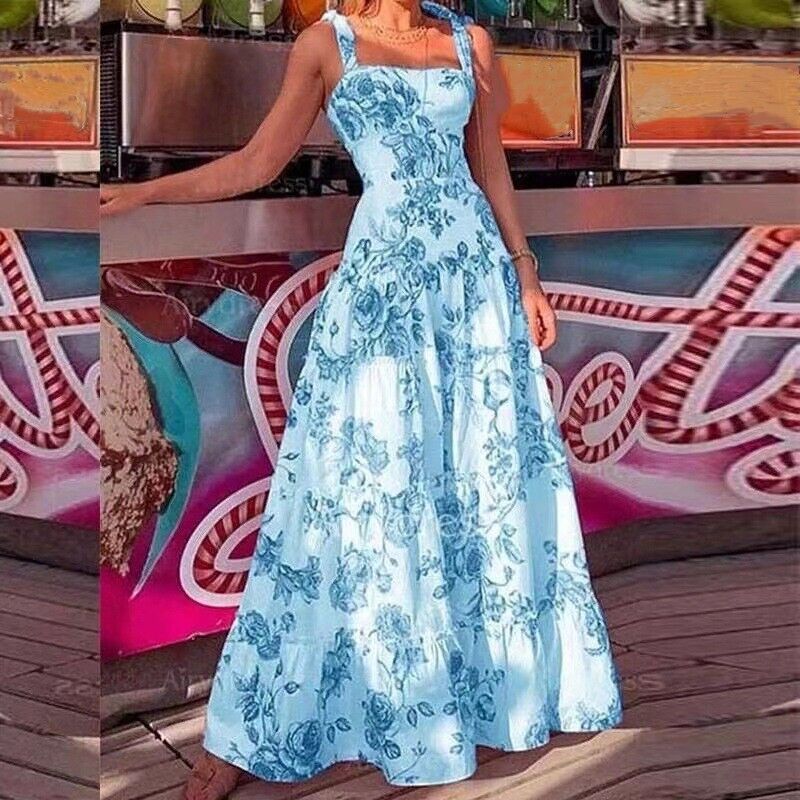 LD | Maxi jurk met bloemenprint