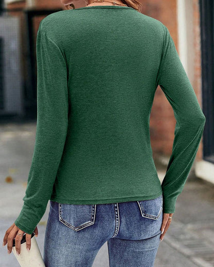 Eenvoudige en stijlvolle winterblouse