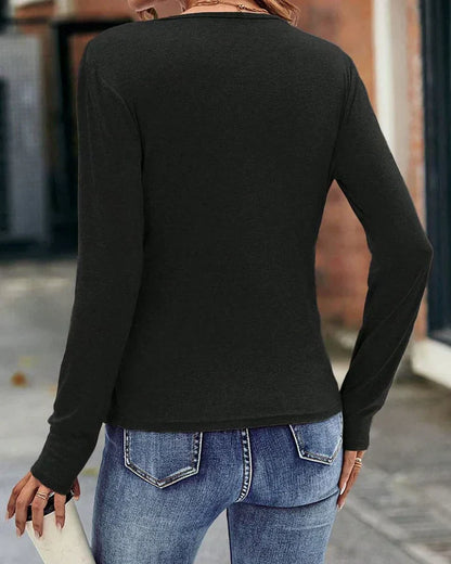 Eenvoudige en stijlvolle winterblouse