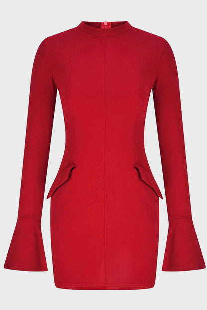 LD Mini jurk met lange mouwen
