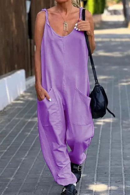 LD Eenvoudige en luchtige jumpsuit