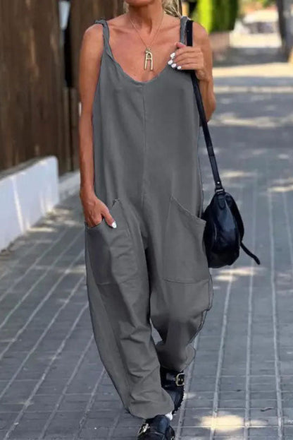 LD Eenvoudige en luchtige jumpsuit