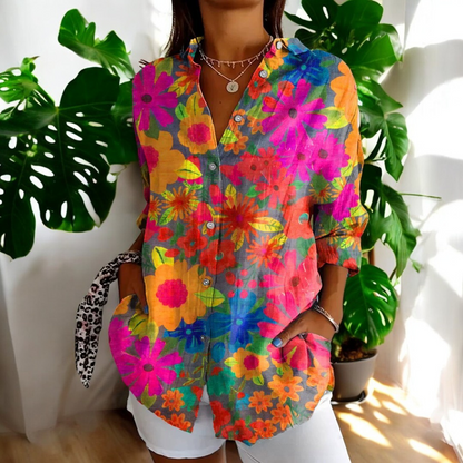 LD | Elegante & gebloemde blouse