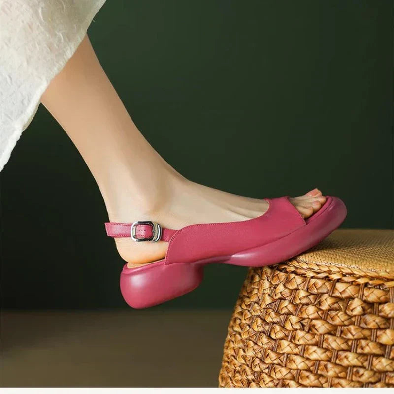 LD Dames Chucky Hakken Sandalen Modern