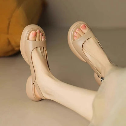 LD Dames Chucky Hakken Sandalen Modern